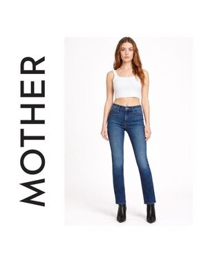 MOTHER The Mid Rise Dazzler Hover Jeans – Wash “Nip It In The Butt”